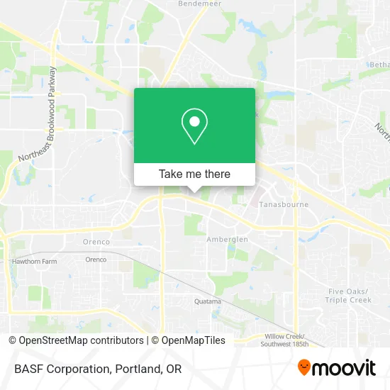 Mapa de BASF Corporation