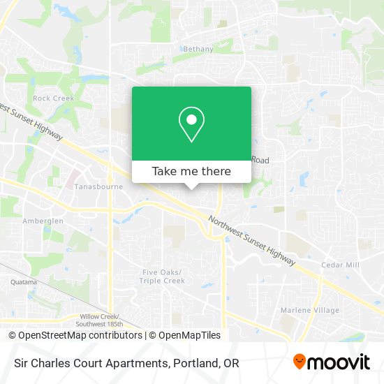 Sir Charles Court Apartments map