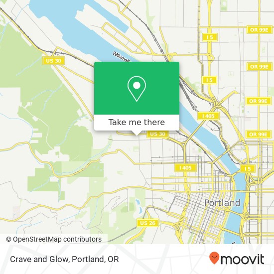 Crave and Glow map