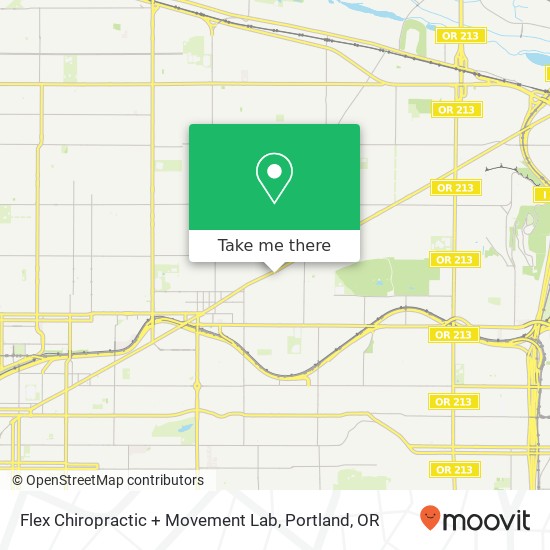 Mapa de Flex Chiropractic + Movement Lab