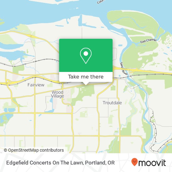 Mapa de Edgefield Concerts On The Lawn