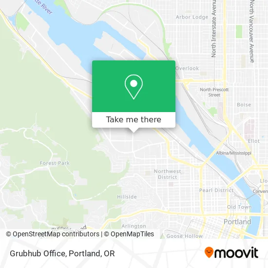 Grubhub Office map