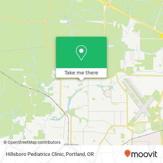 Mapa de Hillsboro Pediatrics Clinic