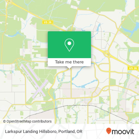 Mapa de Larkspur Landing Hillsboro