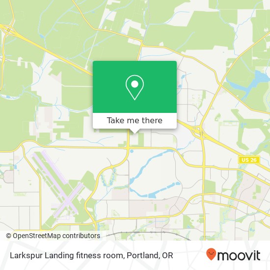 Mapa de Larkspur Landing fitness room