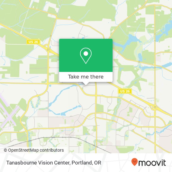 Mapa de Tanasbourne Vision Center