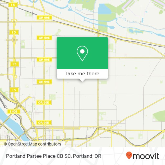 Mapa de Portland Partee Place CB SC
