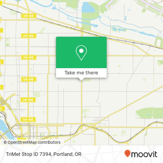 Mapa de TriMet Stop ID 7394