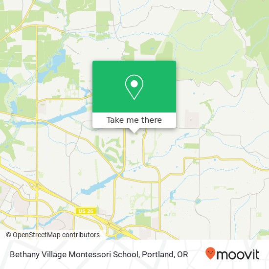 Bethany Village Montessori School map