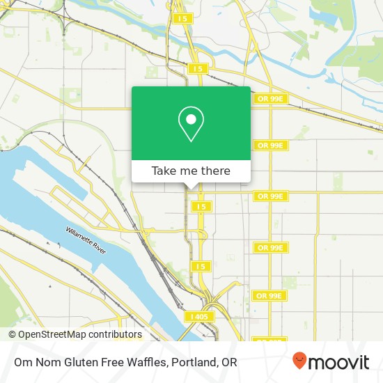 Om Nom Gluten Free Waffles map