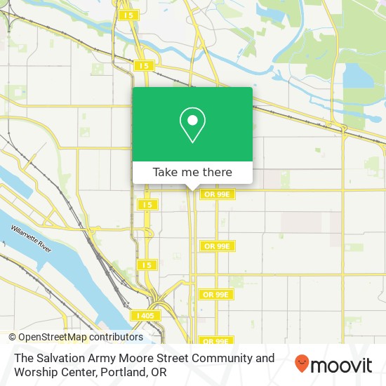 The Salvation Army Moore Street Community and Worship Center map