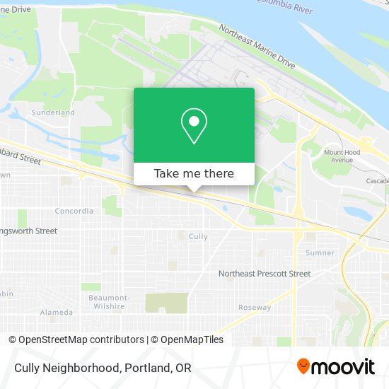 Cully Neighborhood map