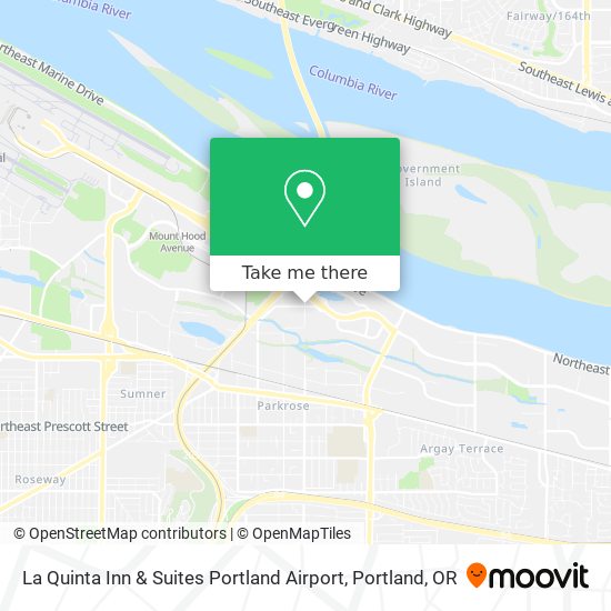 La Quinta Inn & Suites Portland Airport map