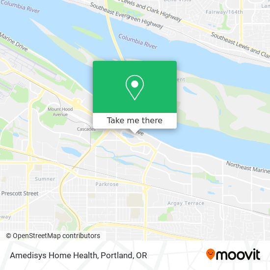 Mapa de Amedisys Home Health