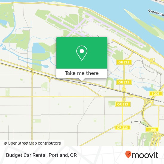 Mapa de Budget Car Rental