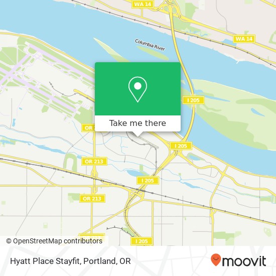 Hyatt Place Stayfit map