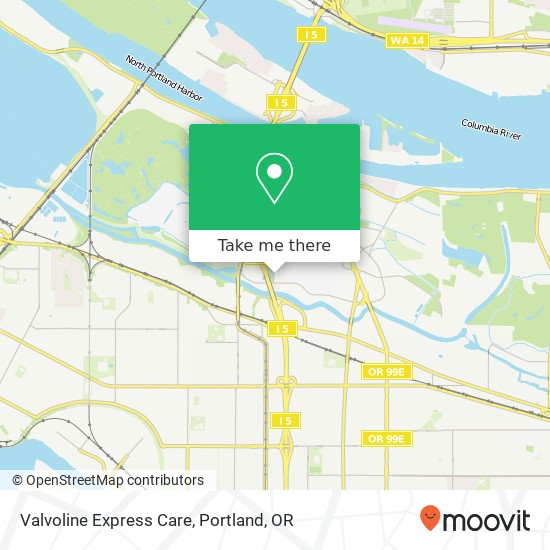 Valvoline Express Care map