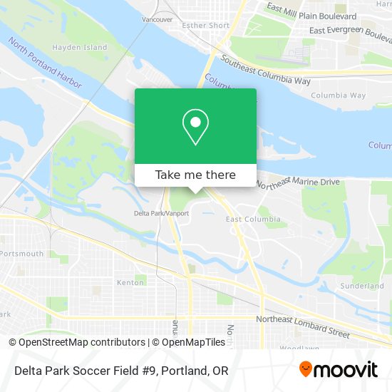 Mapa de Delta Park Soccer Field #9