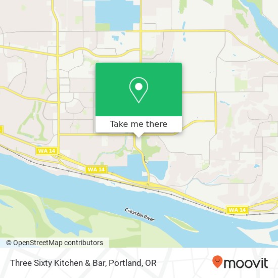 Three Sixty Kitchen & Bar map