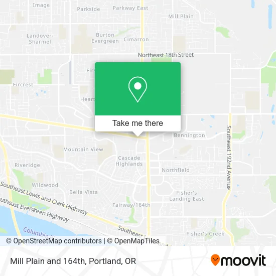 Mapa de Mill Plain and 164th
