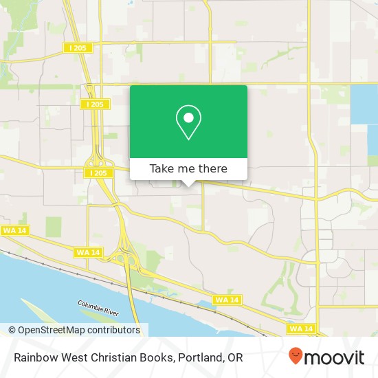 Rainbow West Christian Books map