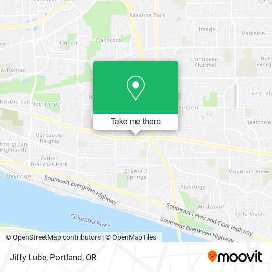 Jiffy Lube map