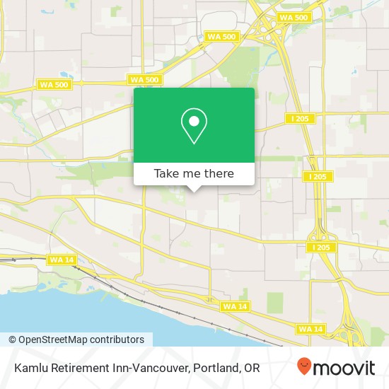 Mapa de Kamlu Retirement Inn-Vancouver