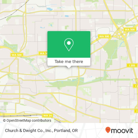 Mapa de Church & Dwight Co., Inc.