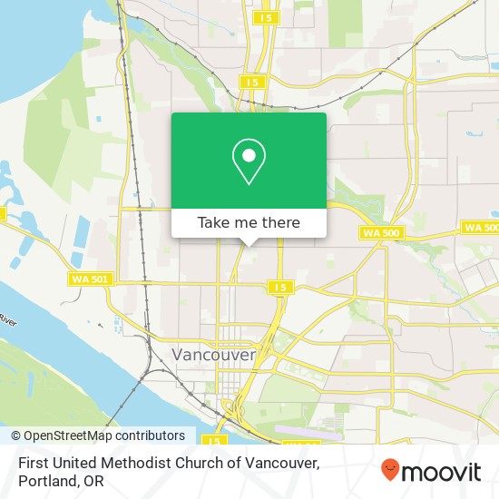 Mapa de First United Methodist Church of Vancouver