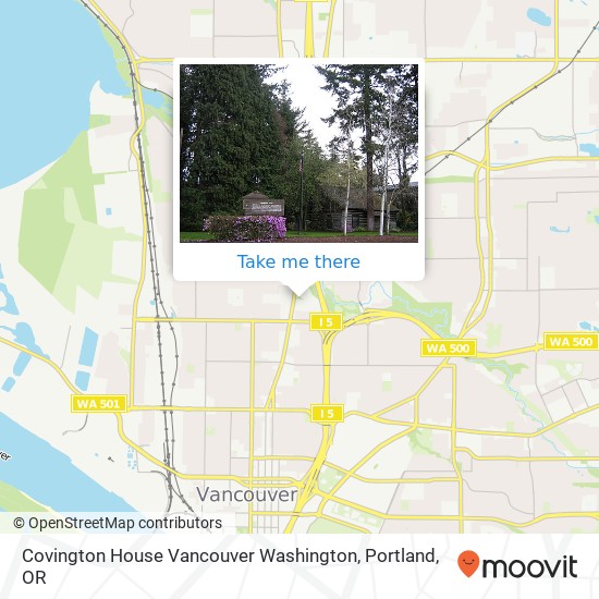 Mapa de Covington House  Vancouver Washington