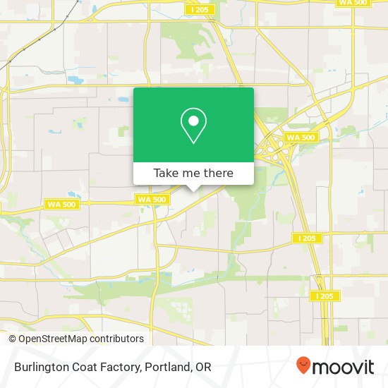 Burlington Coat Factory map