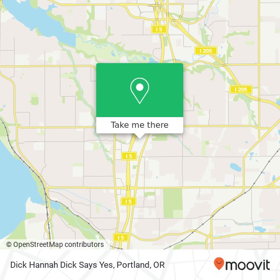 Mapa de Dick Hannah Dick Says Yes