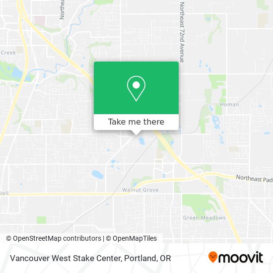 Mapa de Vancouver West Stake Center