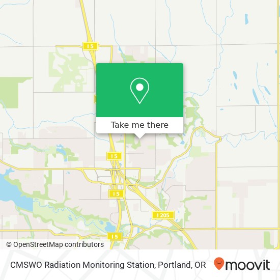 Mapa de CMSWO Radiation Monitoring Station