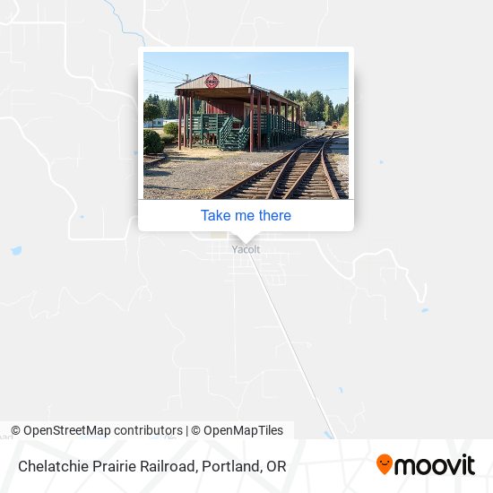 Chelatchie Prairie Railroad map