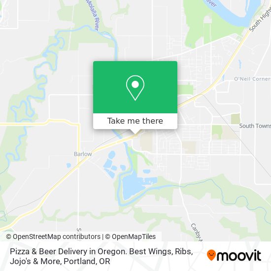 Pizza & Beer Delivery in Oregon. Best Wings, Ribs, Jojo's & More map