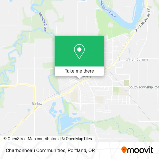 Charbonneau Communities map
