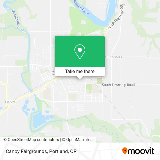 Mapa de Canby Fairgrounds