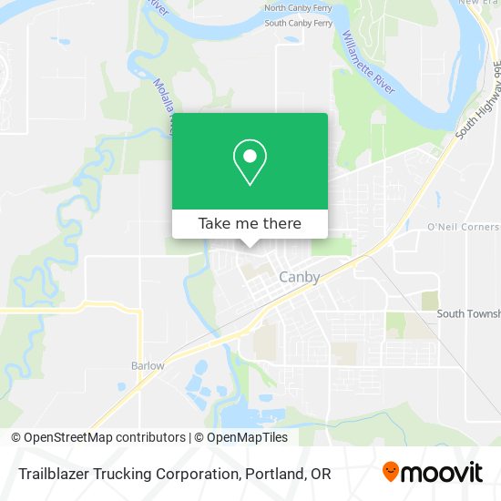 Mapa de Trailblazer Trucking Corporation