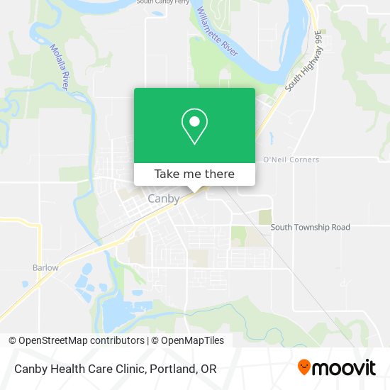 Canby Health Care Clinic map