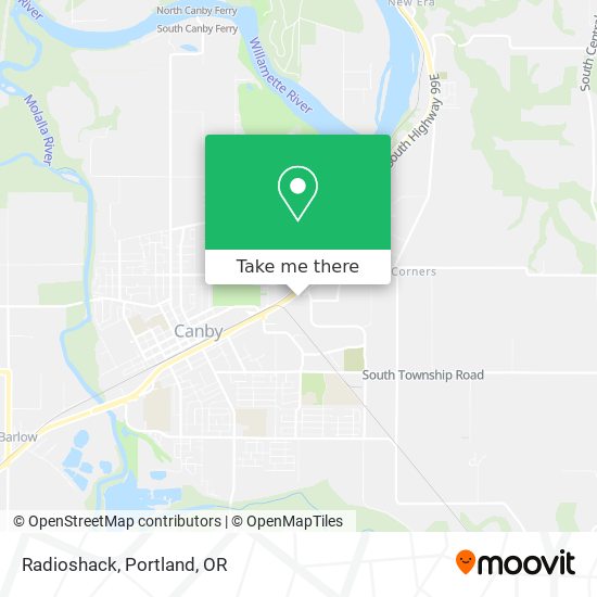 Radioshack map