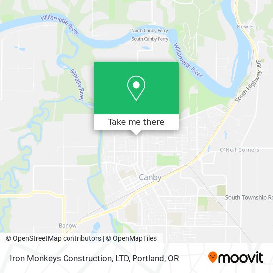 Iron Monkeys Construction, LTD map