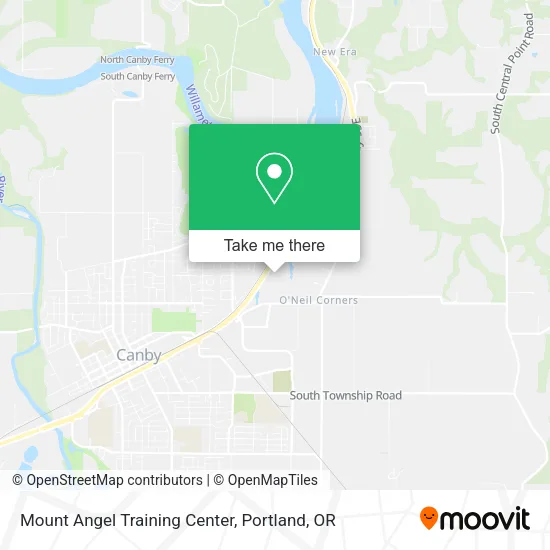 Mount Angel Training Center map