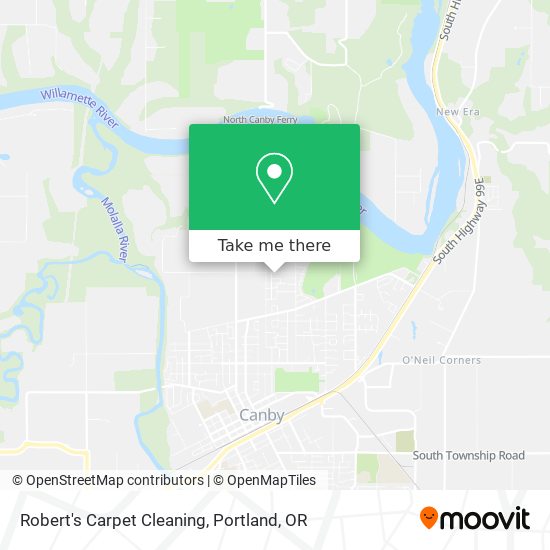 Mapa de Robert's Carpet Cleaning