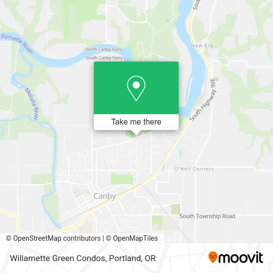 Willamette Green Condos map