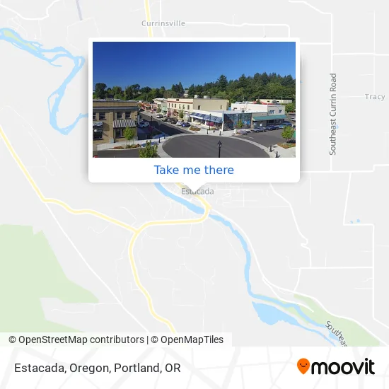 Estacada, Oregon map