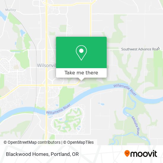 Blackwood Homes map