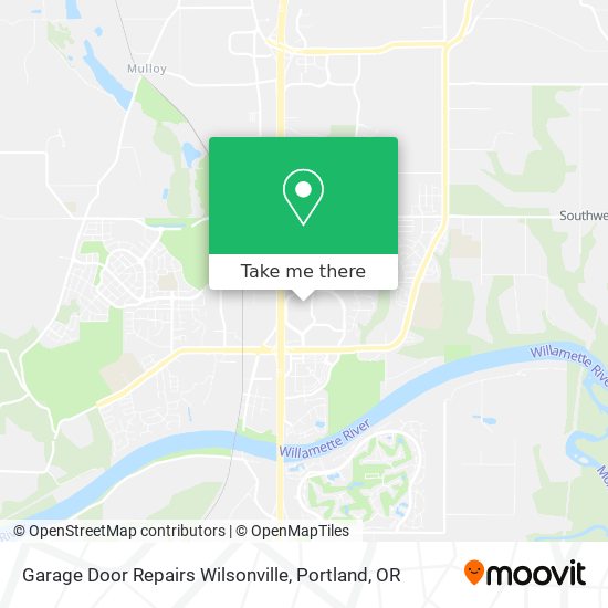 Garage Door Repairs Wilsonville map