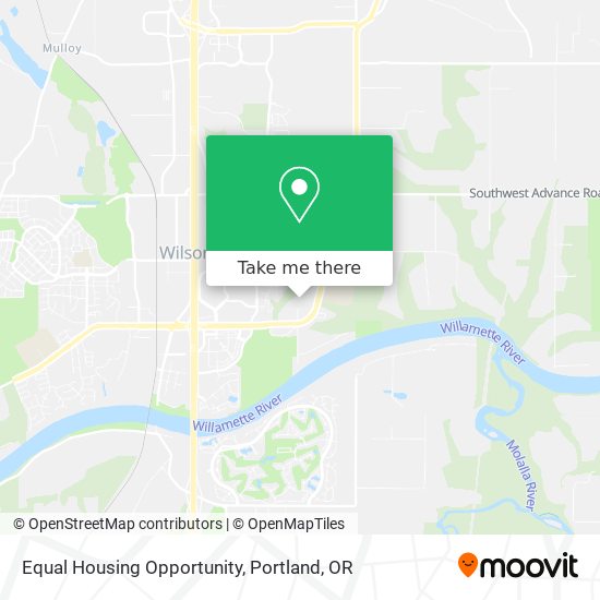 Mapa de Equal Housing Opportunity