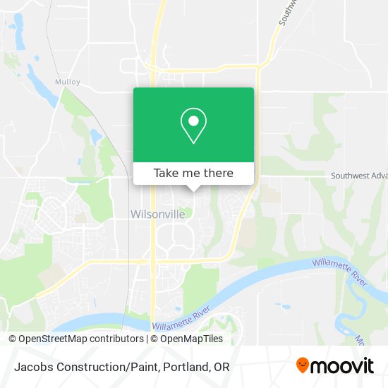 Jacobs Construction/Paint map